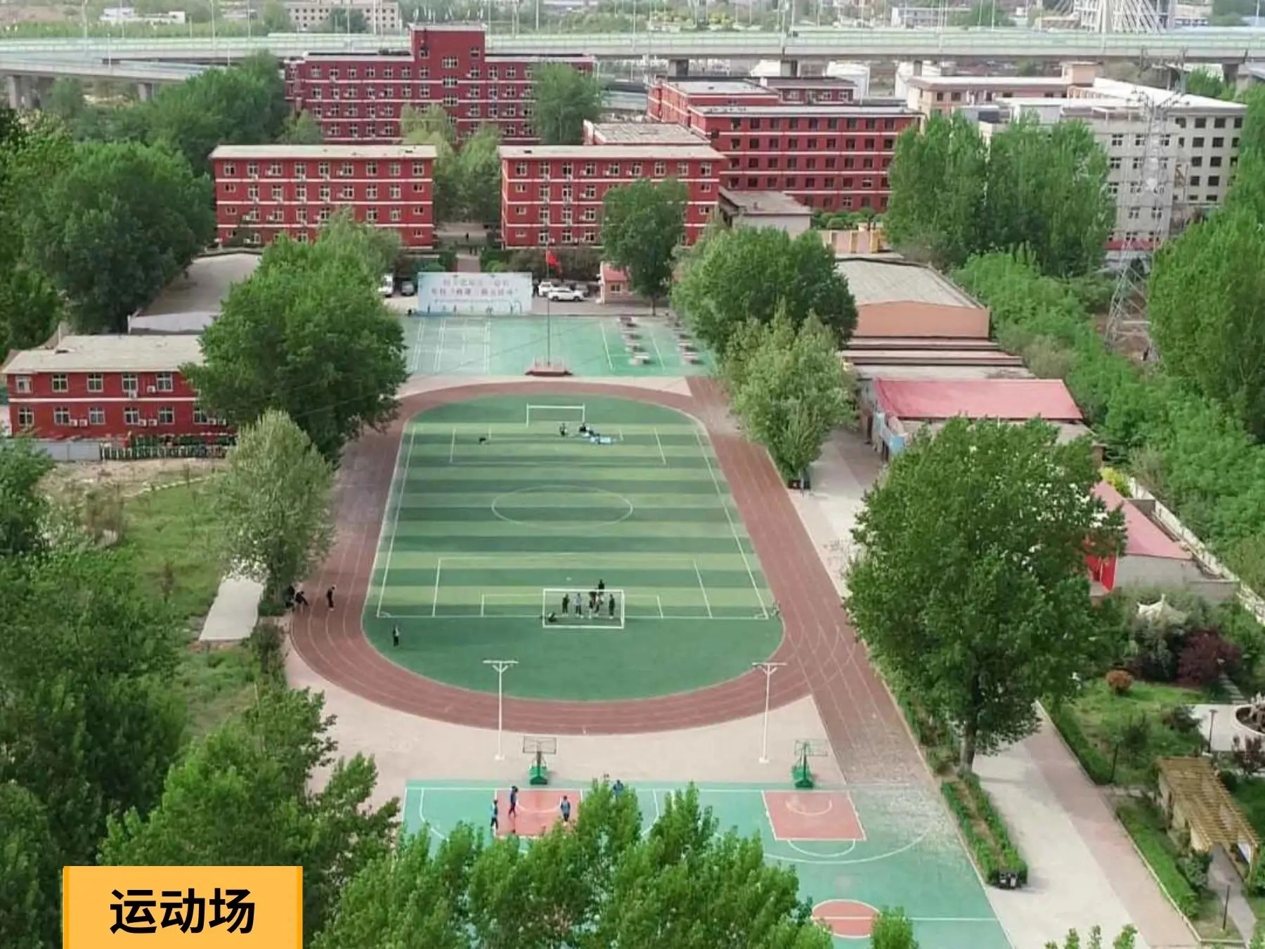 石家庄冀联医学中等专业学校校园环境好不好？上图